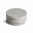 Napa Gray MARCELLO COASTERS, SET OF 4