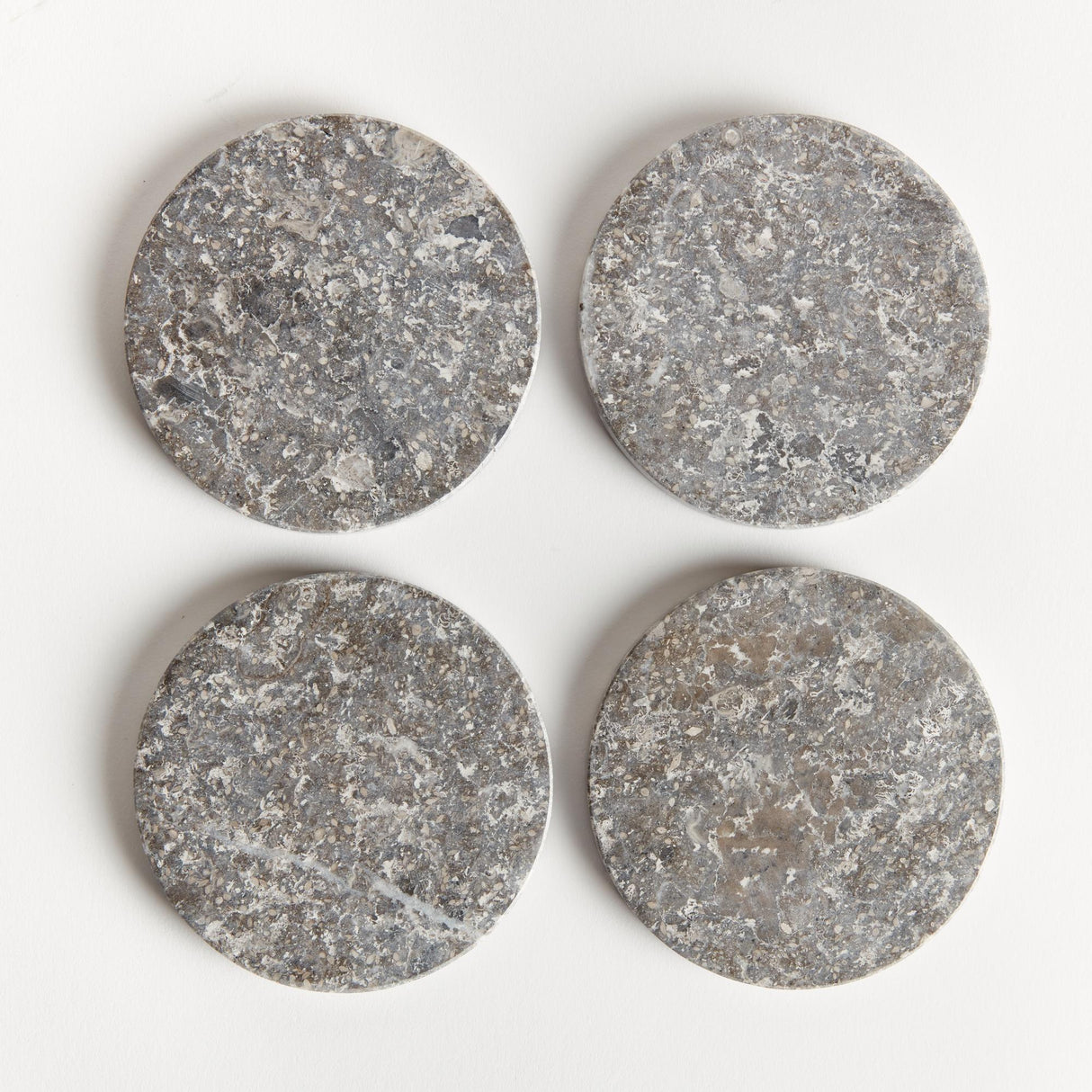 Napa Gray MARCELLO COASTERS, SET OF 4