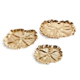 Napa Champagne Gold LIRIO DECORATIVE TRAYS, SET OF 3