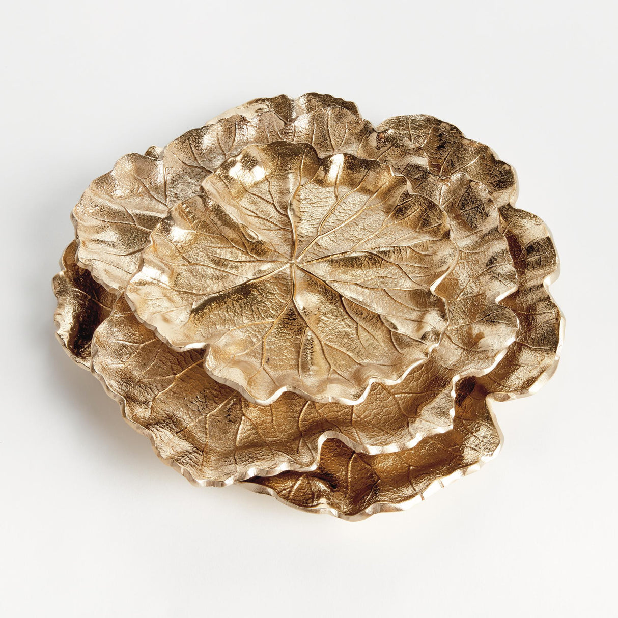 Napa Champagne Gold LIRIO DECORATIVE TRAYS, SET OF 3