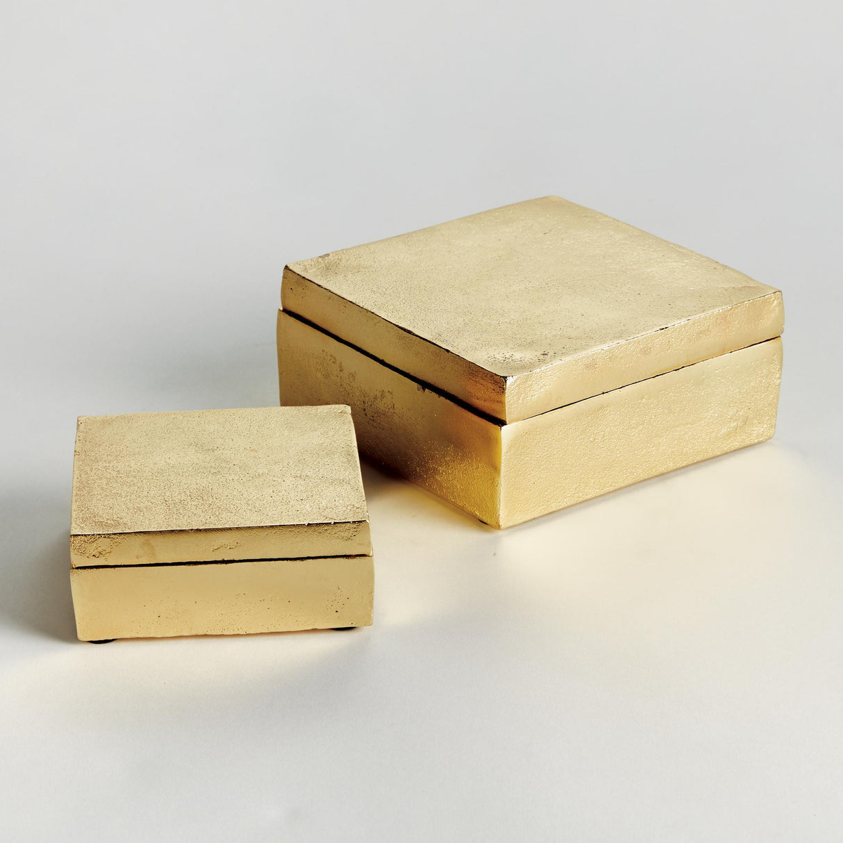 Napa Gold CRESSIDA LIDDED BOXES, SET OF 2