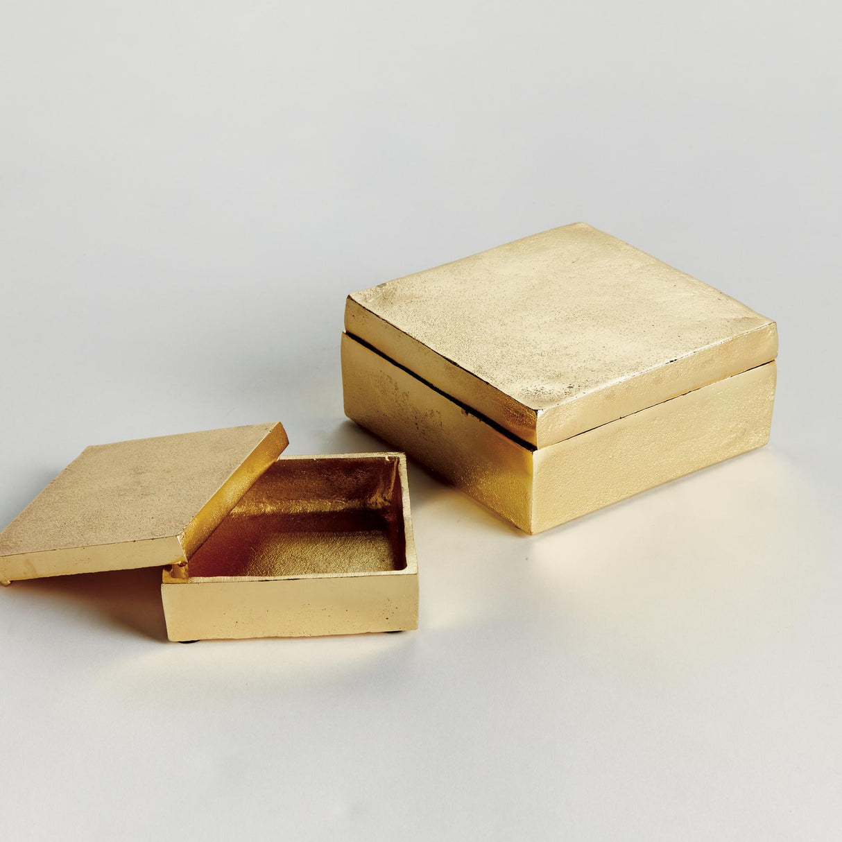 Napa Gold CRESSIDA LIDDED BOXES, SET OF 2
