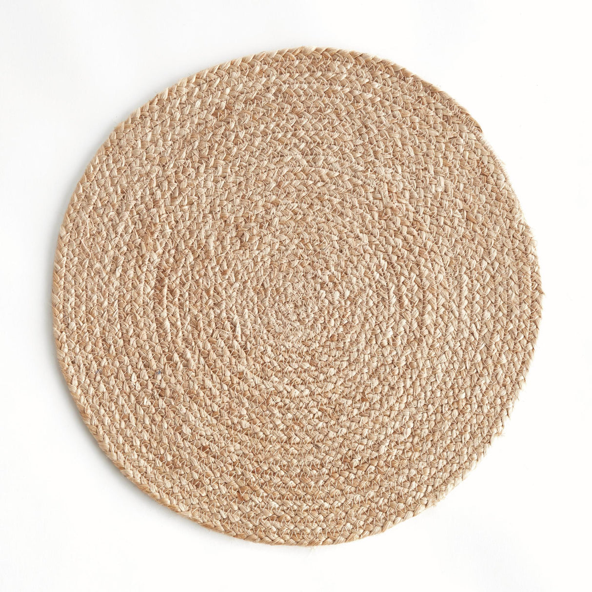 Napa Natural JUTE COIL ROUND PLACEMATS, SET OF 8