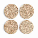 Napa Natural JUTE COASTERS, SET OF 4