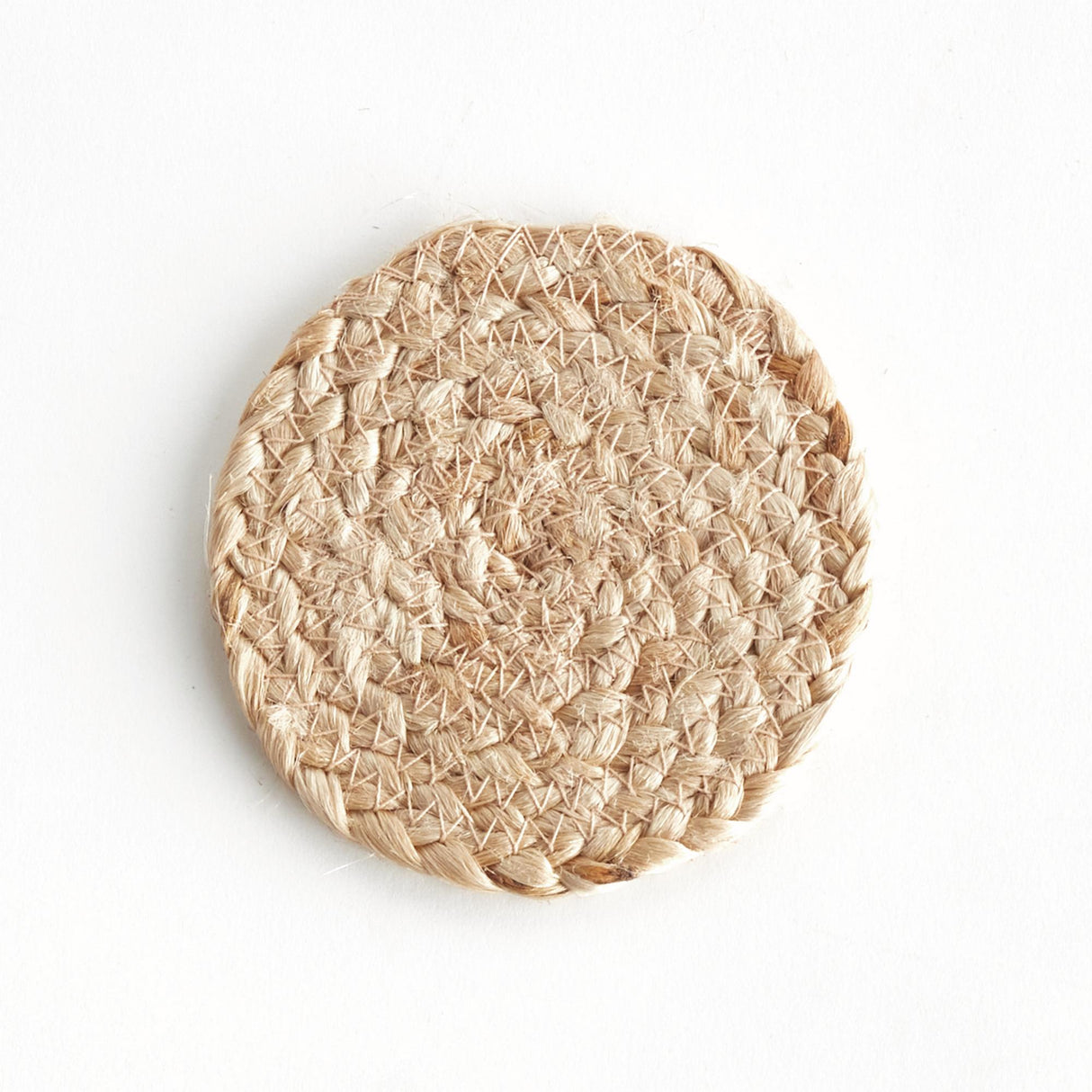 Napa Natural JUTE COASTERS, SET OF 4