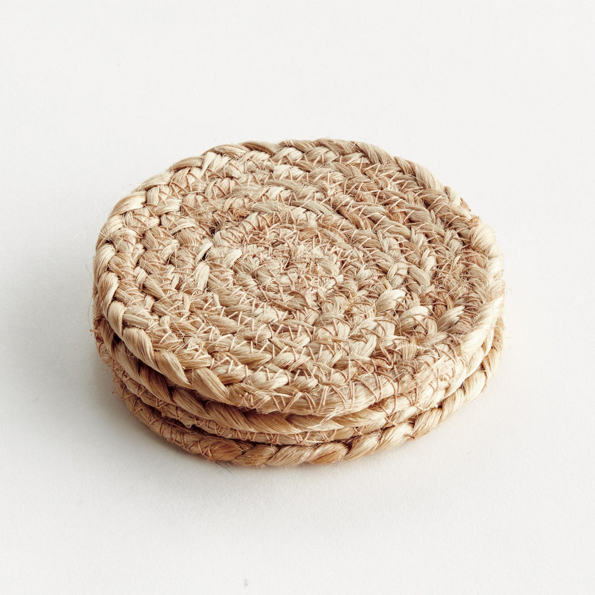 Napa Natural JUTE COASTERS, SET OF 4