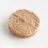 Napa Natural JUTE COASTERS, SET OF 4