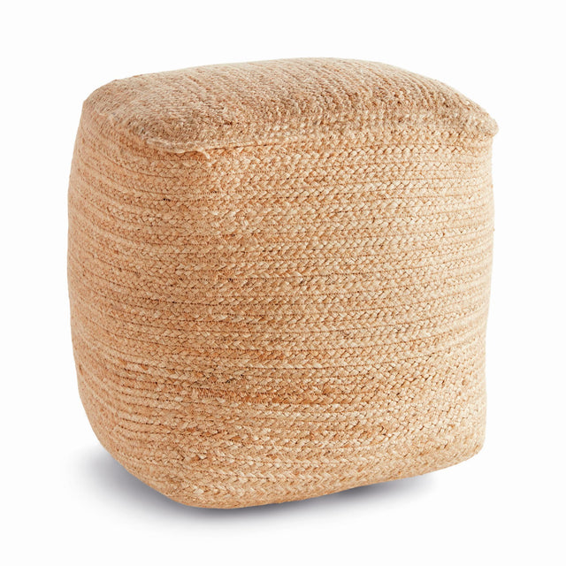Napa Natural JUTE SQUARE POUF