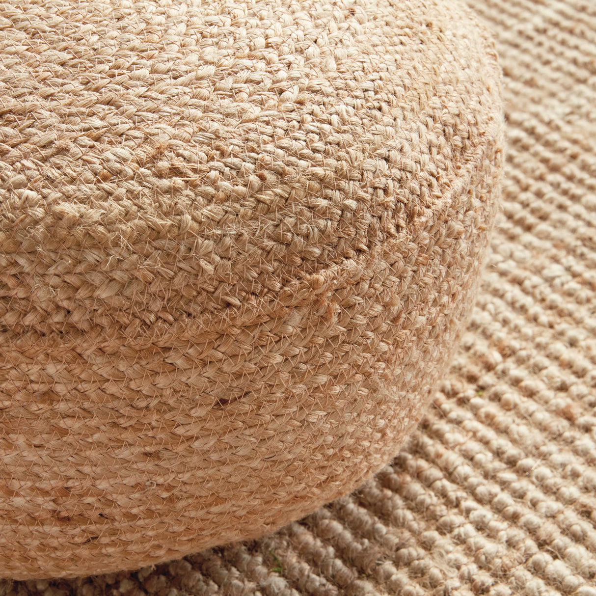 Napa Natural JUTE ROUND POUF