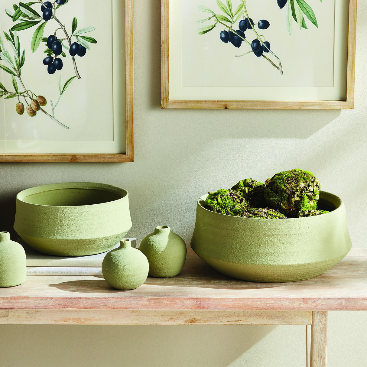 Napa Leaf REGINA DECORATIVE BOWLS, SET OF 2