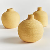 Napa Mustard JORDAN BUD VASES, SET OF 3