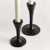 Napa Black NOAH TAPER HOLDERS, SET OF 2