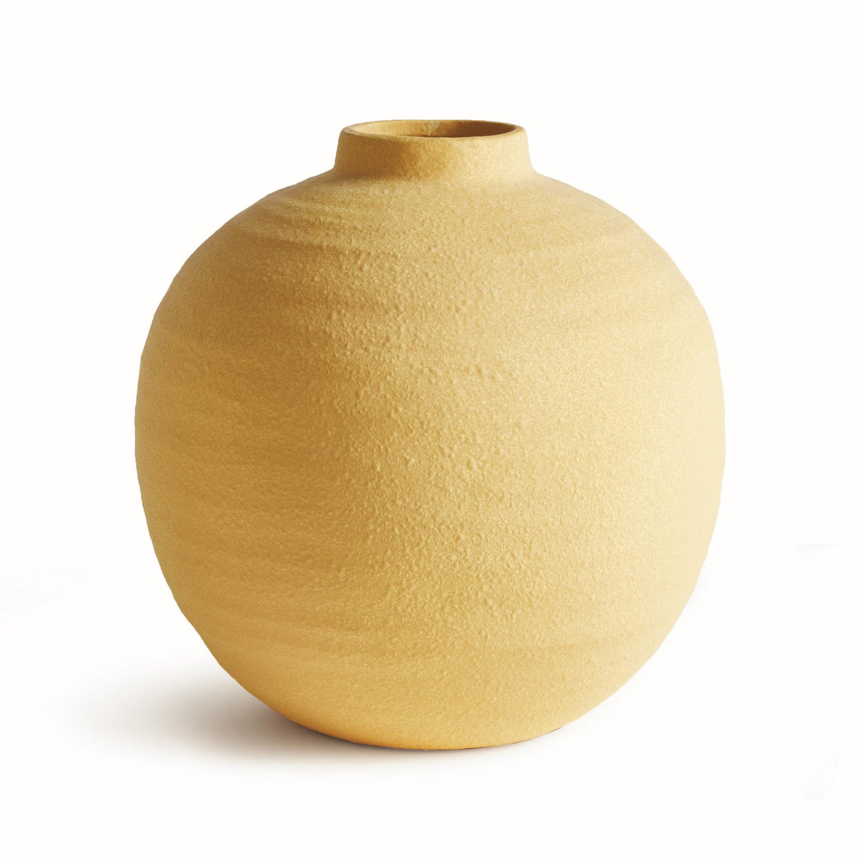 Napa Mustard VERONA ROUND VASE