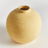 Napa Mustard VERONA ROUND VASE