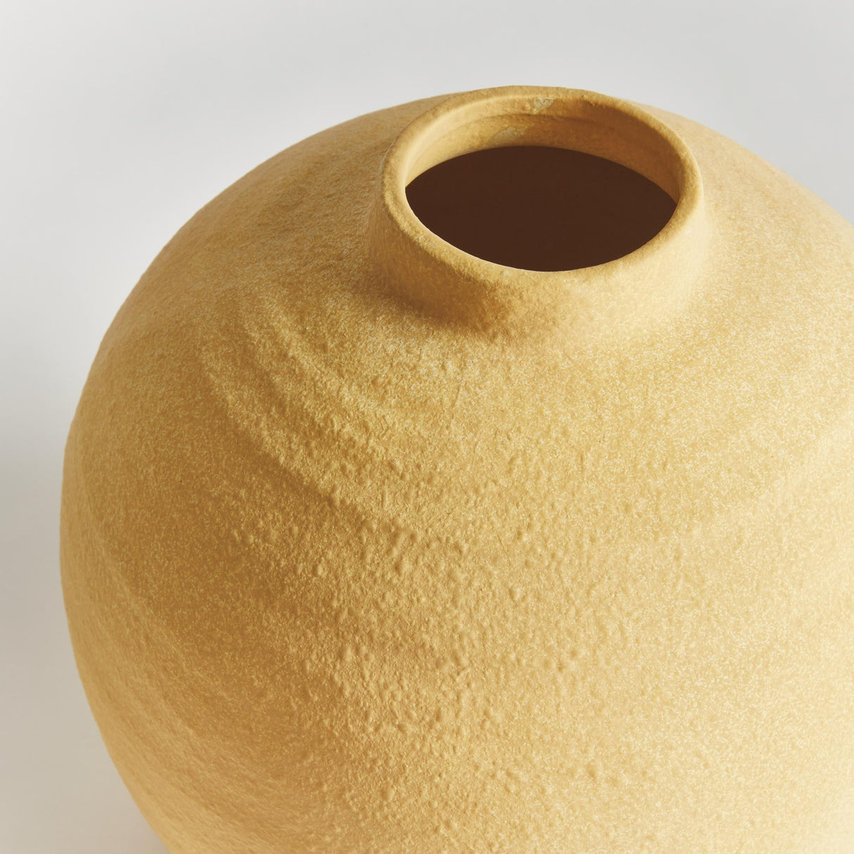 Napa Mustard VERONA ROUND VASE