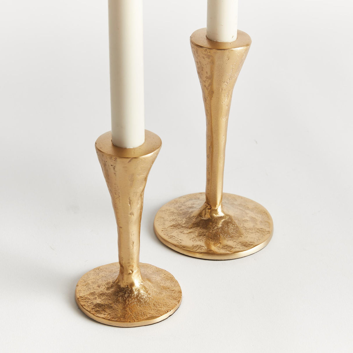 Napa Gold NOAH TAPER HOLDERS, SET OF 2