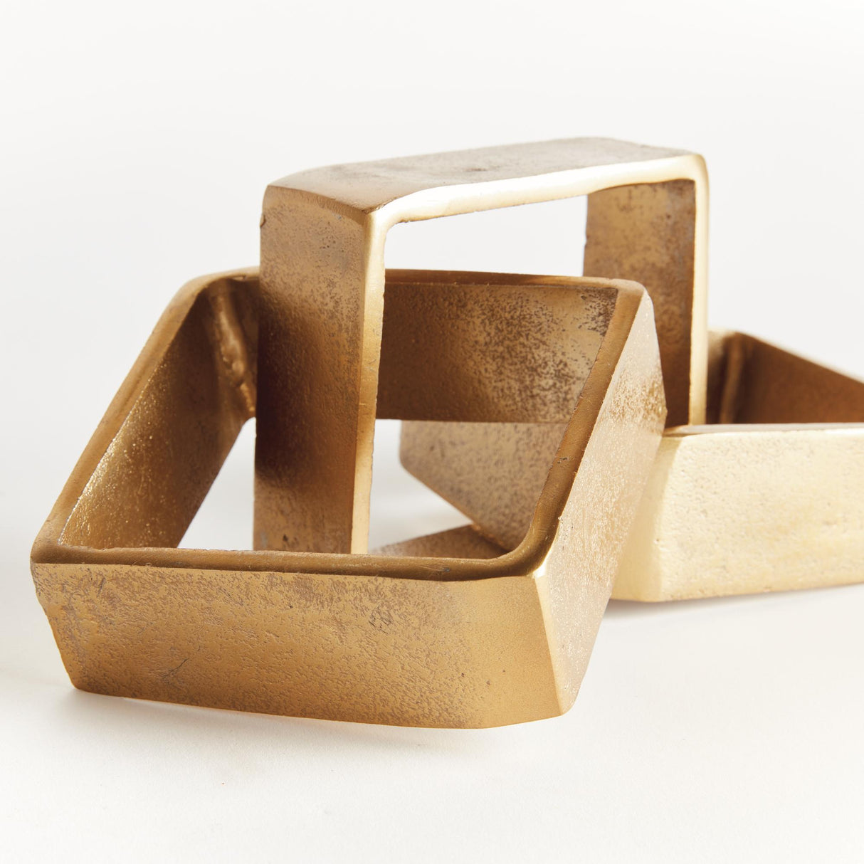 Napa Gold CORBIN SQUARE CHAIN SCULPTURE