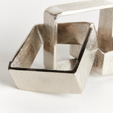 Napa Silver CORBIN SQUARE CHAIN SCULPTURE