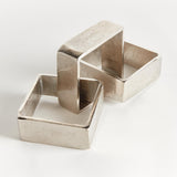 Napa Silver CORBIN SQUARE CHAIN SCULPTURE