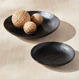 Napa Black ASHWIN DECORATIVE BOWLS, SET OF 2