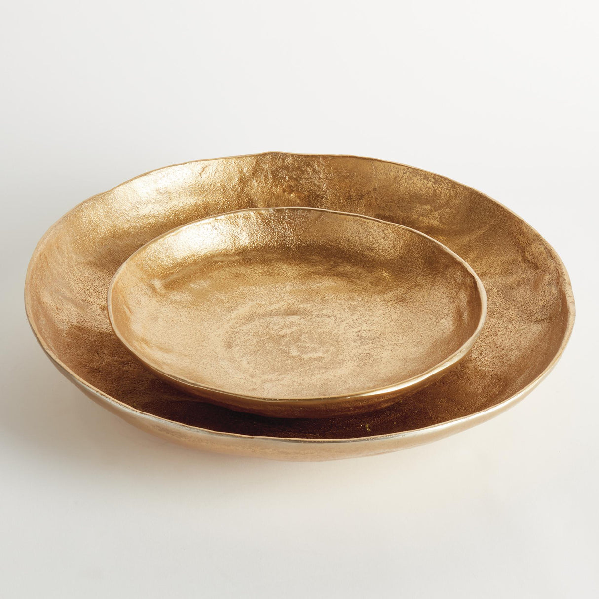 Napa Gold ASHWIN DECORATIVE BOWLS, SET OF 2