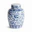 Napa Blue and White BARCLAY BUTERA DYNASTY BLOSSOM LIDDED JAR