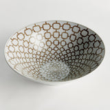 Napa Brown and white PROVINCE LINK DECORATIVE BOWL