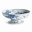 Napa Blue and white BARCLAY BUTERA DYNASTY EMPRESS DECORATIVE FOOTED BOWL