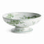 Napa Green and white IMPERIAL EMPRESS DECORATIVE FOOTED BOWL