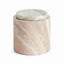 Napa Brown/white JAQUELINE ROUND LIDDED BOX SHORT