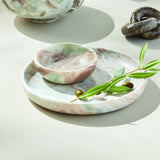 Napa Brown/white marble JOSEPHINE BOWL