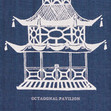 Napa Blue TRADITIONAL PAGODA STUDY, SET OF 4