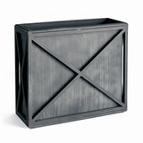 Napa Aged Zinc TERRAZZA TALL RECTANGULAR PLANTER