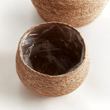 Napa Natural SEAGRASS ROUND TAPERED BASKETS, SET OF 3