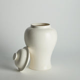 Napa White KOA LIDDED GINGER JAR SMALL