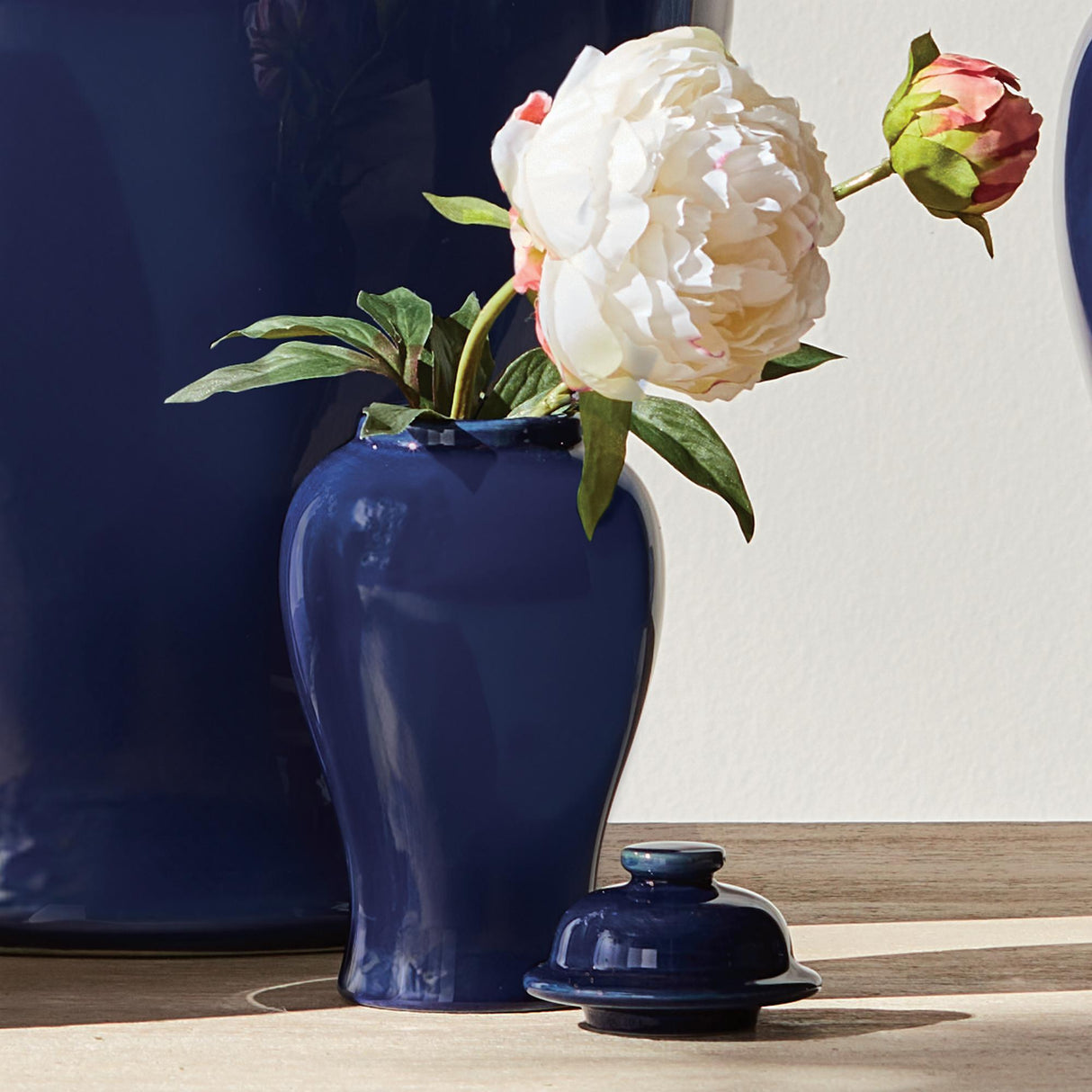 Napa Navy KOA LIDDED MINI GINGER JAR SMALL