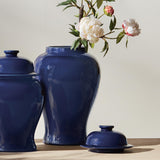 Napa Navy KOA WIDE LIDDED GINGER JAR LARGE