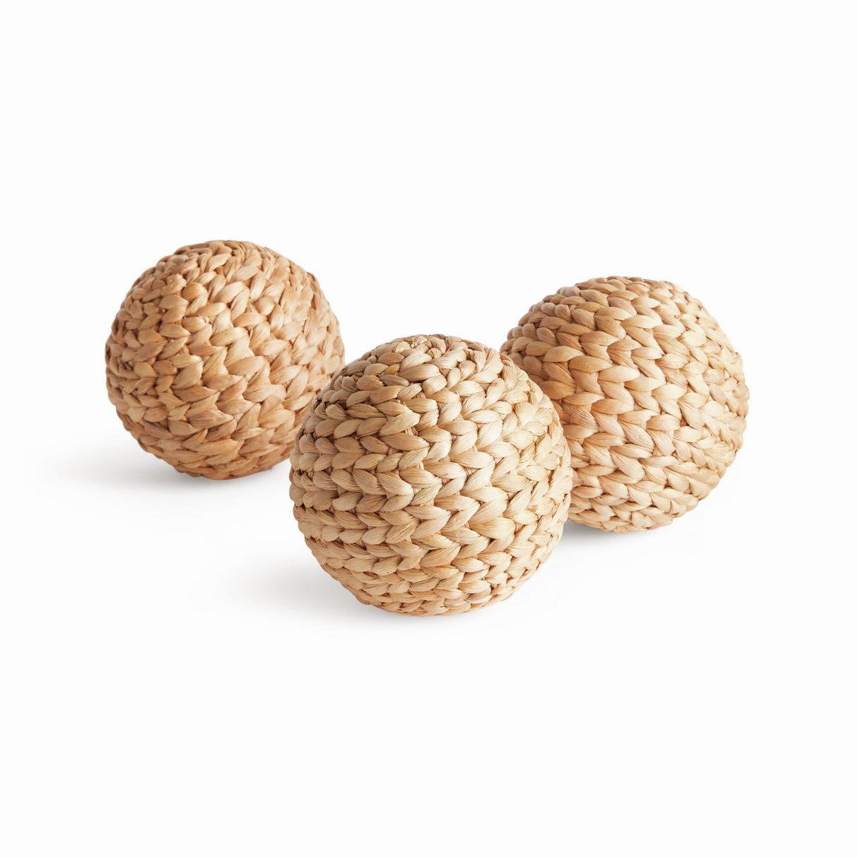 Napa Natural JACE WATER HYACINTH ORBS 4.5", SET OF 3