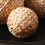 Napa Natural JACE WATER HYACINTH ORBS 4.5", SET OF 3