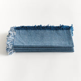 Napa Dark blue AURA DINNER NAPKINS, SET OF 4