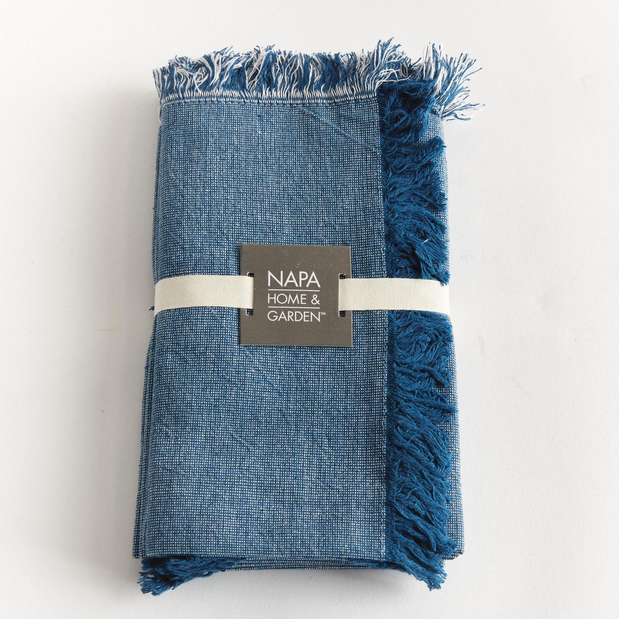 Napa Dark blue AURA DINNER NAPKINS, SET OF 4