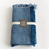 Napa Dark blue AURA DINNER NAPKINS, SET OF 4