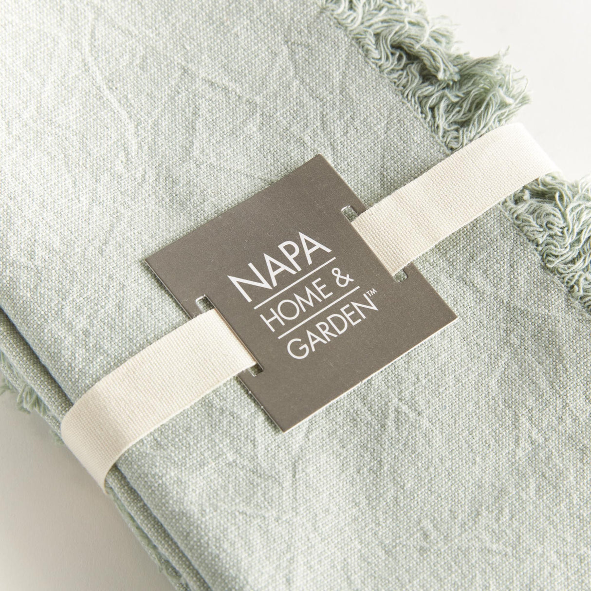 Napa Green AURA DINNER NAPKINS, SET OF 4
