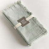 Napa Green AURA DINNER NAPKINS, SET OF 4