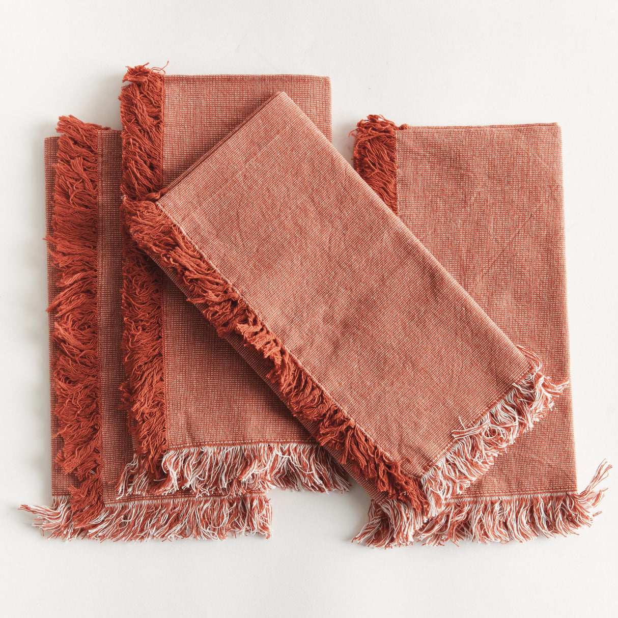 Napa Red AURA DINNER NAPKINS, SET OF 4