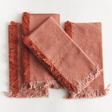 Napa Red AURA DINNER NAPKINS, SET OF 4