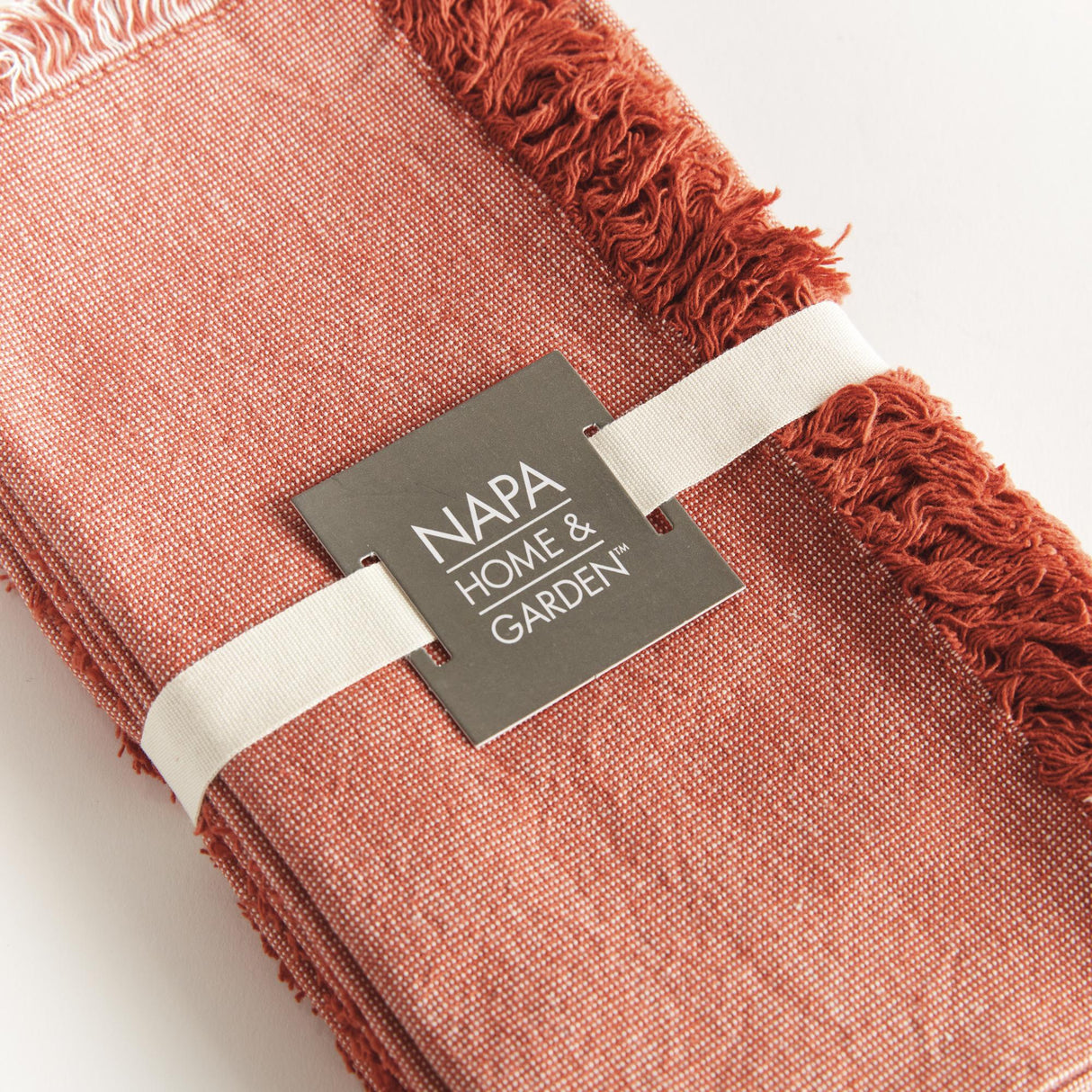 Napa Red AURA DINNER NAPKINS, SET OF 4