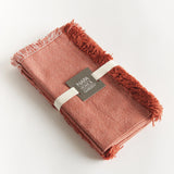 Napa Red AURA DINNER NAPKINS, SET OF 4