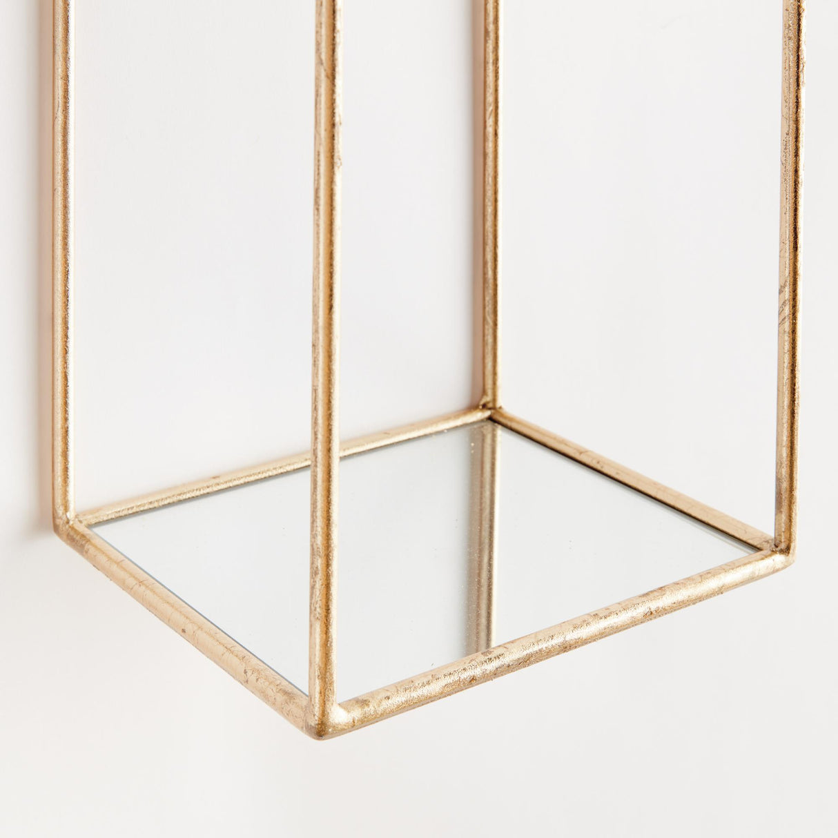 Napa Champagne DUNCAN MIRRORED WALL SHELVES, SET OF 4