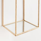Napa Champagne DUNCAN MIRRORED WALL SHELVES, SET OF 4